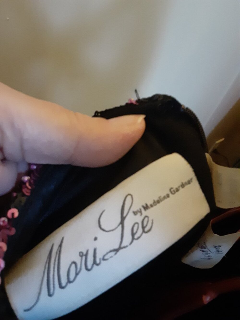 Mori Lee by Madeline Gardner formal sz 6 animal print cutout waist Y2K - Picture 8 of 16